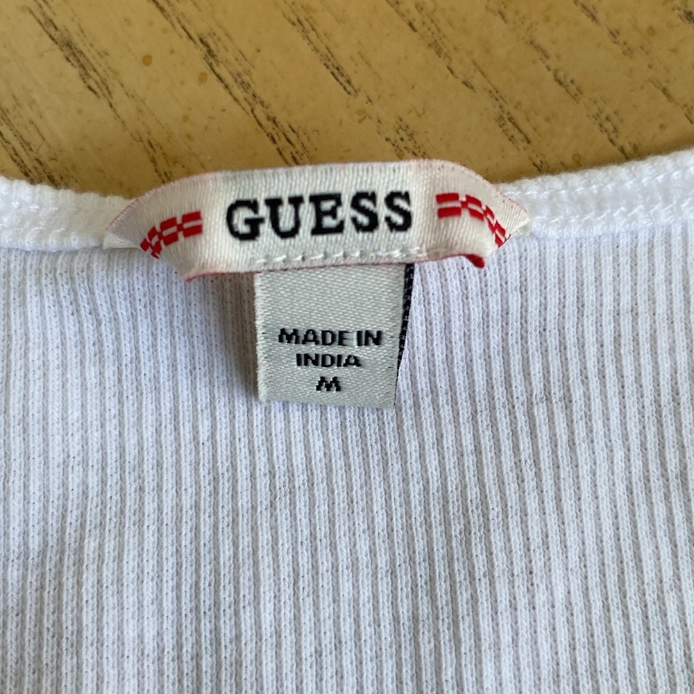 Guess White Tank Top